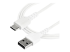 RUSB2AC2MW - StarTech.com 2 m USB 2.0 till USB-C-kabel -&nbsp;vit - Höger vinkel