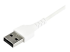 RUSB2AC2MW - StarTech.com 2 m USB 2.0 till USB-C-kabel -&nbsp;vit - Närbild
