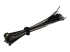 B506I-HOOK-LOOP-TIES - StarTech.com 6in Hook and Loop Cable Ties, 50 Pack, Black, Reusable Cable Straps, Adjustable and Flexible, Cord Organizer Tie/Wraps for Professional Cable Management - Höger vinkel