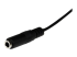 MU1MMFS - StarTech.com 1m Slim 3.5mm Stereo Extension Audio Cable - Höger vinkel