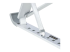 LAPTOP-RISER-BAR - StarTech.com Foldable Laptop Riser Stand, Portable Height Adjustable Ergonomic Laptop Stand, Ventilated Aluminum Frame Supports 22lb (10Kg), Tilt/Raised/Angled Laptop/Tablet Stand, Collapsible Design - Närbild