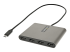USBC2HD4 - StarTech.com USB C till 4 HDMI-adapter - Höger vinkel