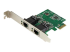ST1000SPEXD4 - StarTech.com Gigabit PCI Express kortadapter med två portar för servernätverk - Vänster vinkel