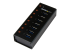 ST7300U3M - StarTech.com USB 3.0-hubb med 7 portar – skrivbords- eller väggmonterbart metallkabinett - Höger vinkel