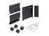CPUMOBILESTND - StarTech.com Computer Tower Cart Rolling CPU Caddy w/ Wheels, Adjustable - Höger vinkel