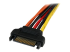 PYO2LSATA - StarTech.com 6in Latching SATA Power Y Splitter Cable Adapter - Närbild