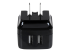USB2PACBK - StarTech.com USB-väggladdare med två portar - 