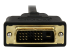 HDCDVIMM1M - StarTech.com 1m (3.3 ft) Mini HDMI to DVI Cable, DVI-D to HDMI Cable (1920x1200p), 19 Pin HDMI Mini (C) Male to DVI-D Male, Digital Monitor Cable Adapter M/M, Single Link, Black - Närbild