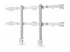 6-MONITOR-ARM-A - StarTech.com Six-Monitor Desk Mount w/ Crossbar, Up To 32" Screens/17.6lb - Tillbaka
