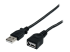 USBEXTAA10BK - StarTech.com 3 m svart USB 2.0-förlängningskabel A till A – M/F - Höger vinkel