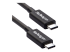 TBLT34MM50CM - StarTech.com 50cm (1.6ft) Thunderbolt 3 Cable, 40Gbps, 100W PD, 4K/5K Video, Thunderbolt-Certified, Compatible w/ TB4/USB 3.2/DisplayPort - Vänster vinkel