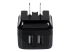 USB2PACBK - StarTech.com USB-väggladdare med två portar - 