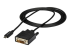 CDP2DVIMM2MB - StarTech.com 2 m USB-C till DVI-kabel - Höger vinkel