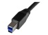 USB3SAB5M - StarTech.com Aktiv USB 3.0 USB-A till USB-B-kabel - Närbild
