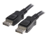 DISPLPORT10L - StarTech.com DisplayPort 1.2-kabel med lås – certifierad, 3 m - Höger vinkel
