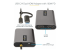 109B-USBC-HDMI - StarTech.com USB-C to Dual-HDMI Adapter, USB-C or A to 2x HDMI, 4K 60Hz, 100W PD Pass-Through, 1ft (30cm) Built-in Cable, External Video Graphics Adapter - Flera vinklar