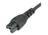 PXTNB3SUK1M - StarTech.com 1 m brittisk strömkabel för bärbara datorer, BS 1363 till C5 (Clover Leaf), 2,5 A 250 V, 18AWG, brittisk ersättningsnätsladd för bärbara datorer, nätsladd för skrivare, laddarkabel för bärbara datorer, strömförsörjningskabel för bärbara datorer - Närbild