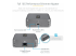 TB310G2 - StarTech.com Thunderbolt 3 to Ethernet Adapter, 10GbE, Multi-Gigabit, Thunderbolt 3 to RJ45 Network Adapter, 10GBASE-T/5-2.5GBASE-T NIC, TB3/TB4 10G Network Adapter w/ TB3-Certified Cable, TB3 10GbE, Win/Mac (TB310G2) - Flera vinklar