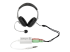 MUYHSMFFADW - StarTech.com 4 Position Microphone and Headphone Splitter 3.5 mm 4 Pin / 4 Pole Mic and Audio Combo Splitter Cable (MUYHSMFFADW) - Framsidan
