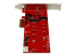PEX2M2 - StarTech.com 2x M.2 SATA SSD Controller Card - Höger sida