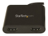 USB32HD2 - StarTech.com USB 3.0 to Dual HDMI Adapter, 1x 4K 30Hz & 1x 1080p, External Video & Graphics Card, USB Type-A to HDMI Dual Monitor Display Adapter Dongle, Supports Windows Only, Black - Närbild