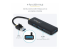 H5A4A-USB-HUB - StarTech.com 4-Port USB-A Hub, 5Gbps, Bus Powered, Small Travel Mini Hub - Höger vinkel
