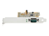 11050-PC-SERIAL-CARD - StarTech.com PCI Express Serial Card, PCIe to RS232 (DB9) Serial Interface Card, PC Serial Card with 16C1050 UART, Standard or Low Profile Brackets, COM Retention, For Windows & Linux - Vänster sida