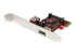 PEXUSB3S11 - StarTech.com 2 port PCI Express SuperSpeed USB 3.0 Card with UASP Support - Vänster vinkel
