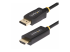 6F-DP-HDMI-4K60-HDR - StarTech.com 6.6ft (2m) DisplayPort to HDMI Adapter Cable, 4K 60Hz with HDR, DP to HDMI 2.0b, Active Video Converter, DisplayPort Desktop to HDMI Monitor, M/M - Höger vinkel
