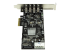 PEXUSB3S42V - StarTech.com PCI Express (PCIe) SuperSpeed USB 3.0-kortadapter med 4 portar och 2 dedicerade kanaler på 5 Gbps – UASP – SATA/LP4-ström - Höger sida