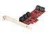 10P6G-PCIE-SATA-CARD - StarTech.com SATA PCIe-kort - Vänster vinkel