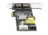 PR22GIP-NETWORK-CARD - StarTech.com 2-Port 2.5Gbps PoE Network Card, Intel I225-V, 802.3af/at - Höger sida