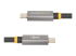 CC1M-40G-USB-CABLE - StarTech.com 3ft (1m) USB4 Cable, USB-IF Certified USB-C Cable, 40 Gbps, USB Type-C Data Transfer Cable, 100W Power Delivery, 8K 60Hz, Compatible w/Thunderbolt 4/3/USB 3.2 - Närbild