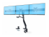 3M1A3SG-MONITOR-ARM - StarTech.com Crossbar Triple Monitor Desk Mount, VESA 75x75/100x100 - Höger vinkel
