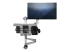 WALLSTSI1 - StarTech.com Wall Mount Workstation, Articulating Standing Desk w/ Ergonomic Height Adjustable Monitor Arm & Padded Keyboard Tray, 34" VESA Display, Foldable Wall Mounted Sit Stand Desk - Tillbaka