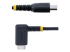R2CCR-15C-USB-CABLE - StarTech.com 6in (15cm) USB C Charging Cable Right Angle, 60W PD 3A, Heavy Duty Fast Charge USB-C Cable, USB 2.0 Type-C, Durable and Rugged Aramid Fiber, S20/iPad/Pixel - Framsidan