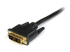 HDMIDVIMM6 - StarTech.com 6ft (1.8m) HDMI to DVI Cable, DVI-D to HDMI Display Cable (1920x1200p), Black, 19 Pin HDMI Male to DVI-D Male Cable Adapter, Digital Monitor Cable, M/M, Single Link - Närbild