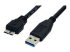 USB3AUB50CMB - StarTech.com 0,5 m svart SuperSpeed USB 3.0-kabel A till Micro B ? M/M - Höger vinkel