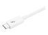 TBLT3MM2MW - StarTech.com 6.6ft (2m) Thunderbolt 3 Cable, 20Gbps, 100W PD, 4K Video, Thunderbolt-Certified, Compatible w/ TB4/USB 3.2/DisplayPort - Närbild