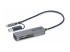 FCREADMICRO3V2 - StarTech.com USB 3.0 Multi-Media Memory Card Reader, SD/microSD/CompactFlash Card Reader, Portable USB 5Gbps Card Adapter, External USB-C Card Reader with Attached USB-A Adapter - Vänster vinkel