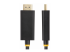 3F-DP-HDMI-4K60-HDR - StarTech.com 3.3ft (1m) DisplayPort to HDMI Adapter Cable, 4K 60Hz with HDR, DP to HDMI 2.0b, Active Video Converter, DisplayPort Desktop to HDMI Monitor, M/M - Flera vinklar
