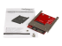 SAT32MSAT257 - StarTech.com mSATA-SSD till 2,5" SATA-adapter-konverterare - Framsidan