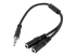 MUYHSMFF - StarTech.com 4 Position to 2x 3 Position 3.5mm Headset Splitter Adapter - Höger vinkel
