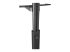 WKSTNCART - StarTech.com Mobile Workstation Cart with Monitor Mount, CPU/PC Holder, Keyboard Tray, Ergonomic Height Adjustable Desktop Computer Cart, Rolling Mobile Standing Workstation on Wheels - Höger sida