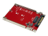 U2M2E125 - StarTech.com M.2 till U.2-adapter - Vänster vinkel