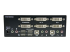 SV231DD2DUA - StarTech.com KVM-switch för dubbla DVI-bildskärmar med audio, 2 portar & USB 2.0-hubb - Tillbaka