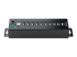 USB210AIND-USB-A-HUB - StarTech.com 10-Port Industrial USB 2.0 Hub, Rugged USB Hub w/15kV Air/8kV Contact ESD Level 4 Protection, DIN/Wall/Desk Mountable USB-A Hub, Multiport USB Hub with Locking Ports - Vänster vinkel