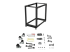 4POSTRACK18U - StarTech.com 18U 19-tums Open Frame Server-rack - Framsidan