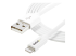 USBLT2MW - StarTech.com 2 m USB till Lightning-kabel - Närbild