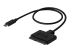 USB31CSAT3CB - StarTech.com USB 3.1 (10 Gbps) Adapterkabel för 2,5" SATA-enheter - Höger vinkel